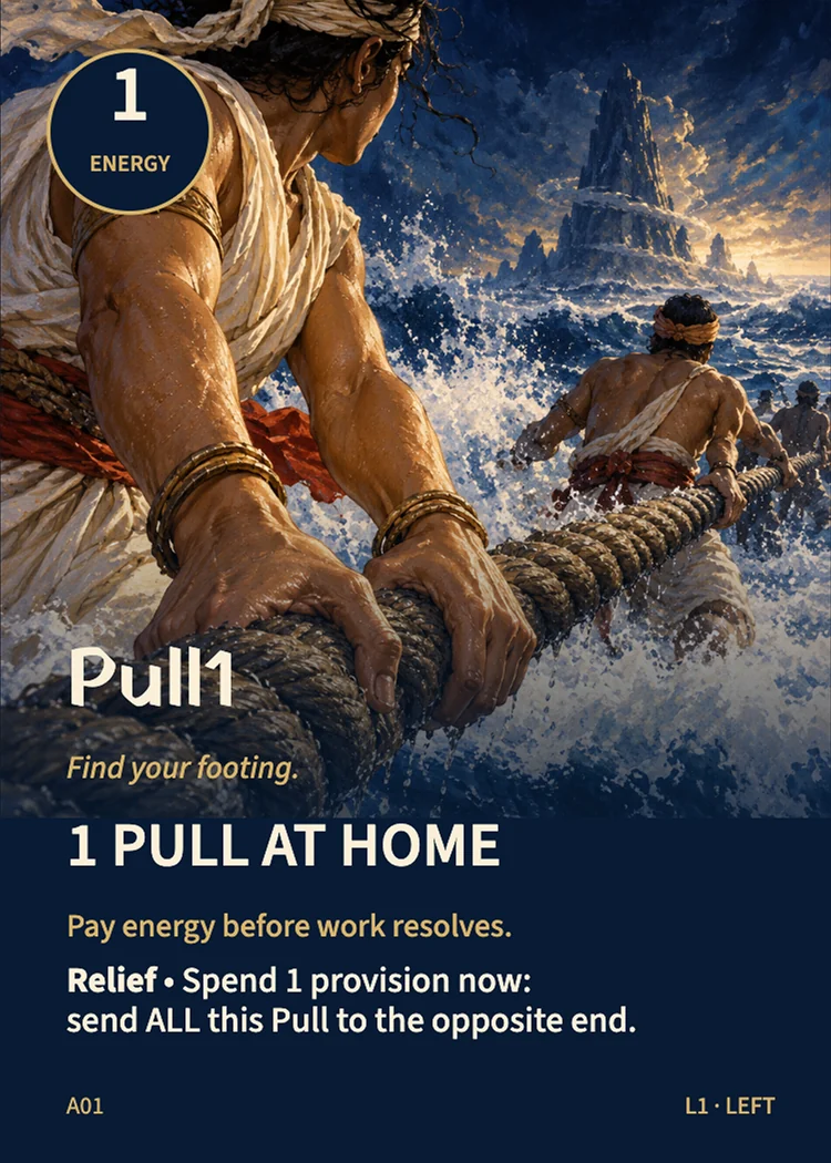 Actual Pull 1 reusable action tile